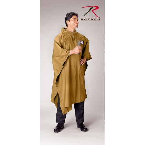 ROTHCO R/S PONCHO - COYOTE    