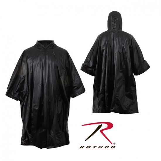 ROTHCO R/S PONCHO - BLACK