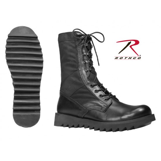 ROTHCO RIPPLE SOLE JUNGLE BOOT / 10'' - BLACK    