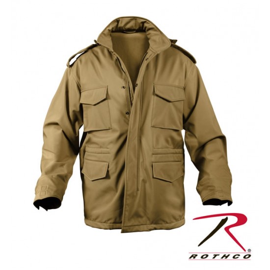 ROTHCO SOFT SHELL TACTICAL M-65 JACKET-COYOTE   