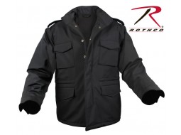 ROTHCO SOFT SHELL TACTICAL M-65 JACKET-BLACK    