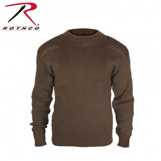 ROTHCO ACRYLIC COMMANDO SWEATER - BROWN