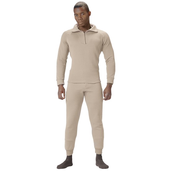 ROTHCO ECWCS POLY ZIP COLLAR TOP - SAND