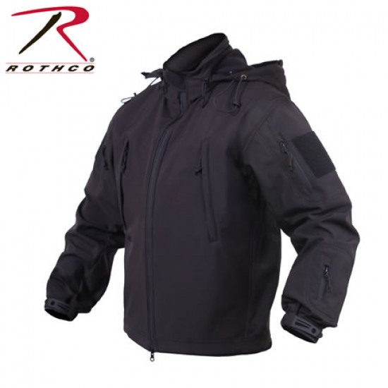 ROTHCO CONCEALED CARRY SOFT SHELL JACKET-BLACK  