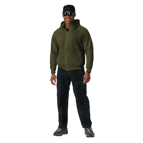 ROTHCO THERMAL LINED ZIPPER HOODIE