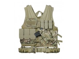 ROTHCO TACTICAL CROSS DRAW VEST - MULTICAM 