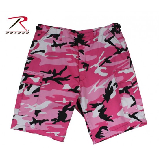 ROTHCO BDU SHORT P/C - PINK CAMO  