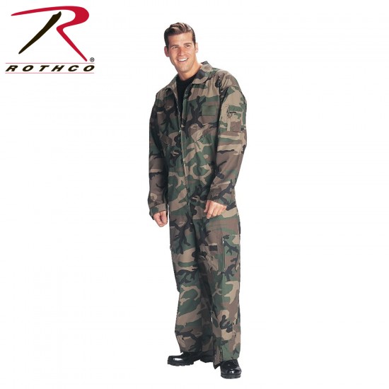 ROTHCO FLIGHT COVERALL - WOODLAND CAMO 