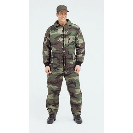 ROTHCO INSULATED COVERALL - WOODLAND CAMO  