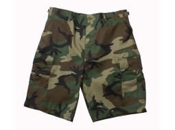 ROTHCO BDU SHORT R/S - WOODLAND CAMO   