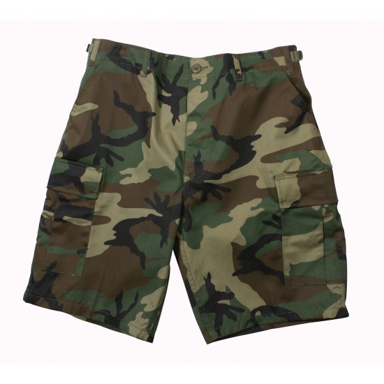 ROTHCO BDU SHORT R/S - WOODLAND CAMO   