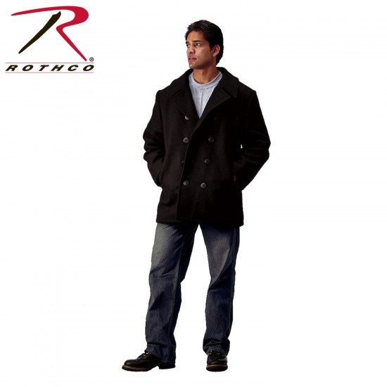 ROTHCO PEA COAT - BLACK  