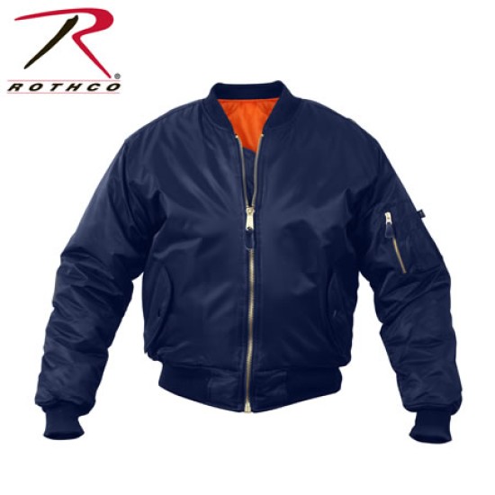 ROTHCO KIDS MA-1 FLIGHT JACKET-NAVY BLUE   