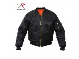 ROTHCO MA-1 FLIGHT JACKET-BLACK  