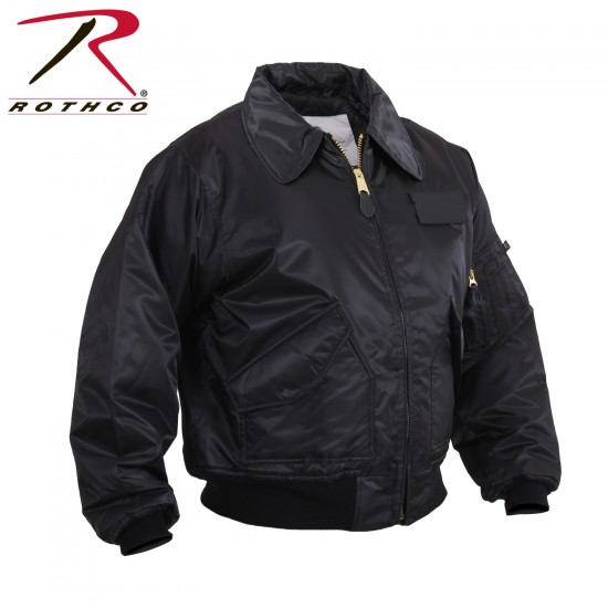 ROTHCO CWU-45P FLIGHT JACKET-BLACK