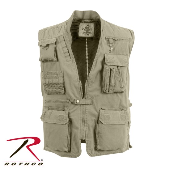 ROTHCO OUTBACK VEST - KHAKI   