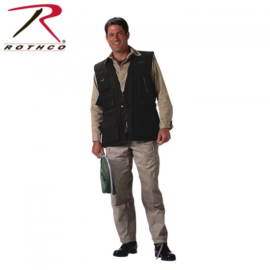 ROTHCO OUTBACK VEST - BLACK   