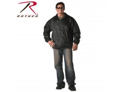 ROTHCO NYLON/POLAR FLEECE REVERSIBLE JACKET-BLK 