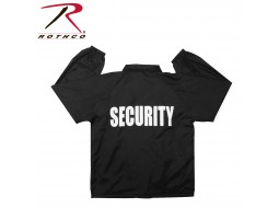 ROTHCO LINED COACHES JACKET / SECURITY- BLACK   