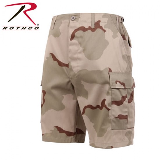 ROTHCO BDU SHORT P/C - TRI-COLOR CAMO  