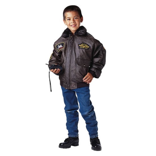 ROTHCO KIDS WWII AVIATOR FLIGHT JACKET - BROWN  