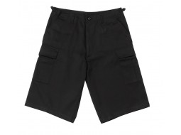 ROTHCO LONGER STYLE BDU SHORT - BLACK  