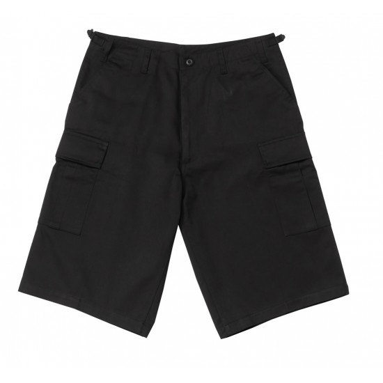 ROTHCO LONGER STYLE BDU SHORT - BLACK  