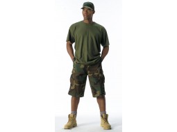 ROTHCO LONGER STYLE BDU SHORT - WOODLAND   