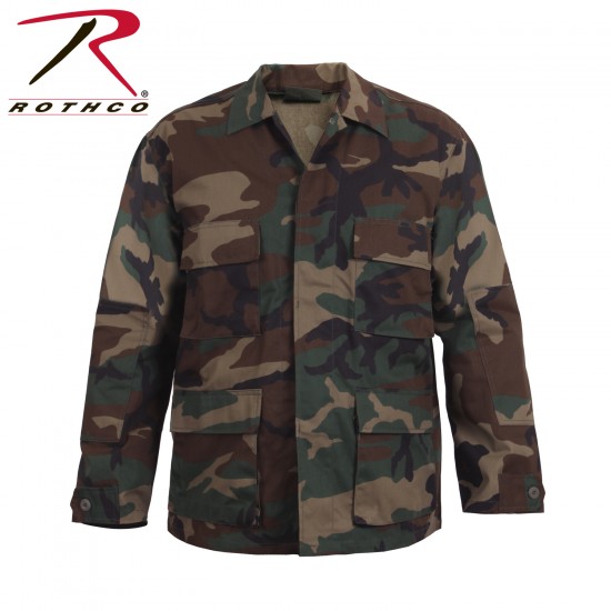 ROTHCO BDU SHIRT - WOODLAND CAMO  