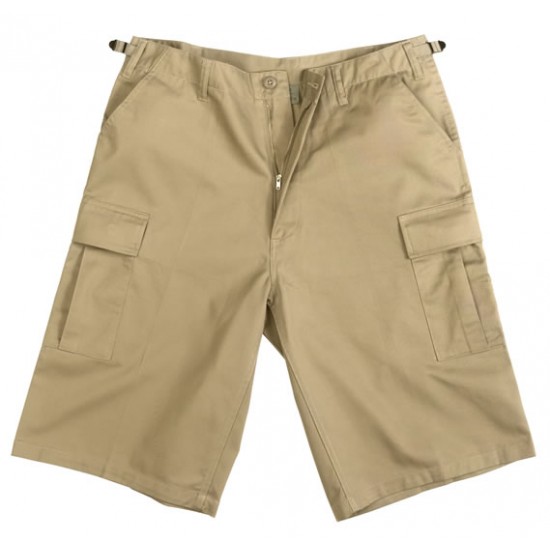 ROTHCO LONGER STYLE BDU SHORT - KHAKI  