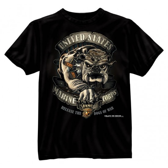 BI - USMC BULLDOG T-SHIRT