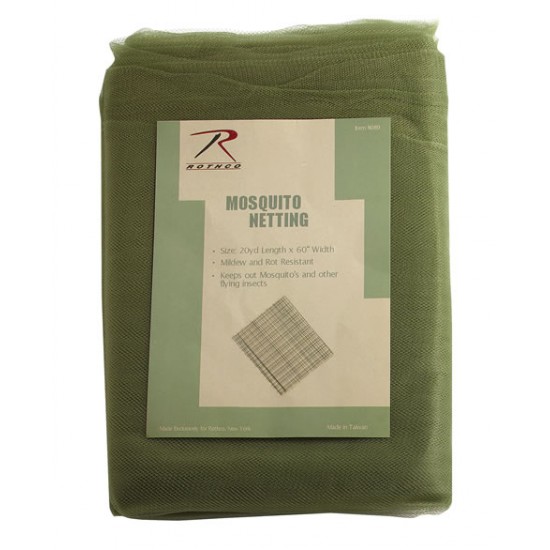 ROTHCO MOSQUITO NETTING / 20YD POLYBAG - OD