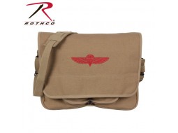 ROTHCO CANVAS ISRAELI PARATROOPER BAG - KHAKI   