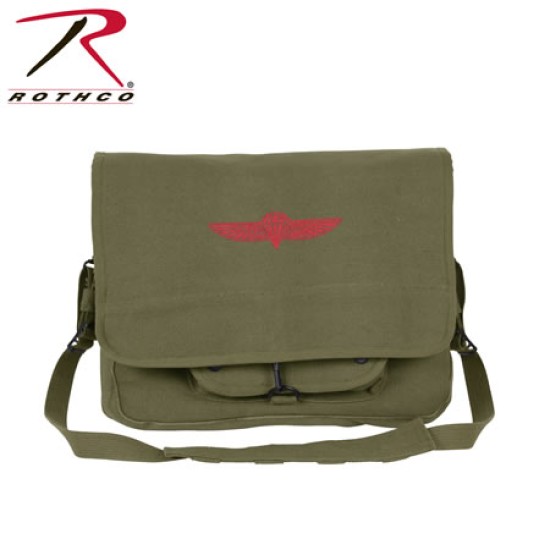 ROTHCO CANVAS ISRAELI PARATROOPER BAG - OD 