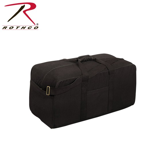 ROTHCO CANVAS ASSAULT CARGO BAG (FT820) - BLACK 