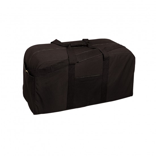 ROTHCO CANVAS JUMBO CARGO BAG (FT822) - BLACK   