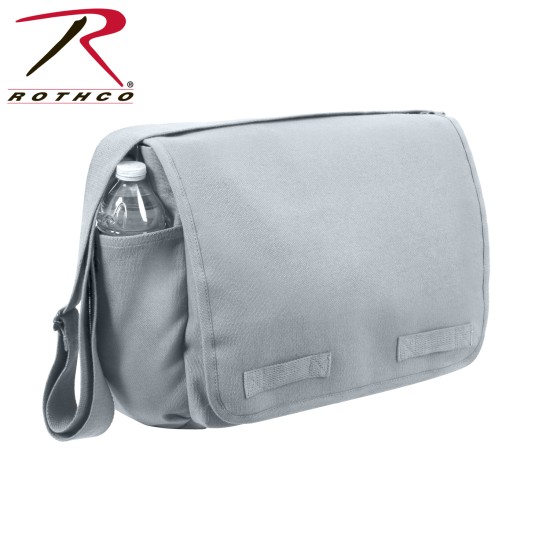 ROTHCO HW CANVAS CLASSIC MESSENGER BAG - GREY   