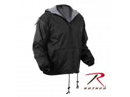 ROTHCO REVERSIBLE FLEECE LINED NYLON JKT W/HOOD 