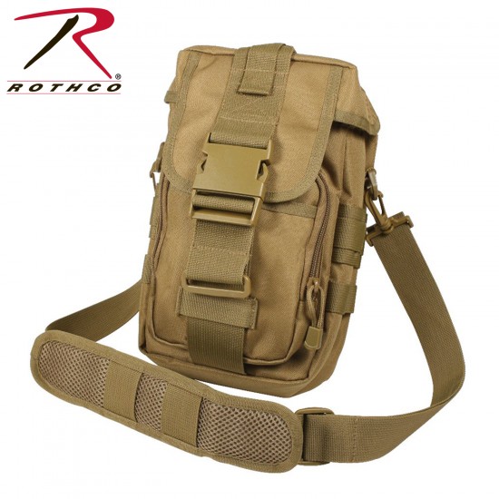 ROTHCO TACT FLEXIPACK MOLLE SHOULDER BAG-COYOTE 