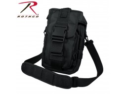 ROTHCO TACT FLEXIPACK MOLLE SHOULDER BAG-BLACK  