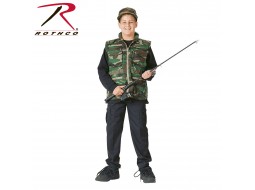 ROTHCO KIDS RANGER VEST - WOODLAND CAMO