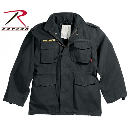 ROTHCO VINTAGE M-65 FIELD JACKET - BLACK   