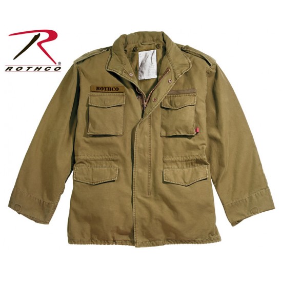 ROTHCO VINTAGE M-65 FIELD JACKET - RUSSET BROWN 