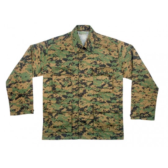 ROTHCO BDU SHIRT - WOODLAND DIGITAL   