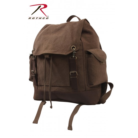 ROTHCO VINTAGE EXPEDITION RUCKSACK - BROWN 