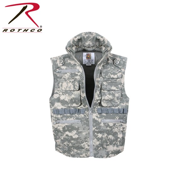 ROTHCO KIDS RANGER VEST - ACU DIGITAL CAMO 