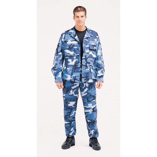 ROTHCO BDU SHIRT - SKY BLUE CAMO  