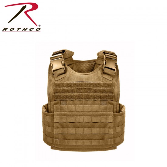 ROTHCO MOLLE PLATE CARRIER VEST - COYOTE   