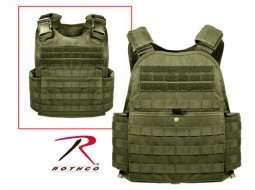 ROTHCO MOLLE PLATE CARRIER VEST - OLIVE DRAB    