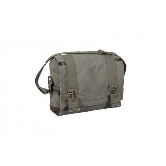 ROTHCO VINTAGE CANVAS B-15 PILOT MESSENGER BAG  